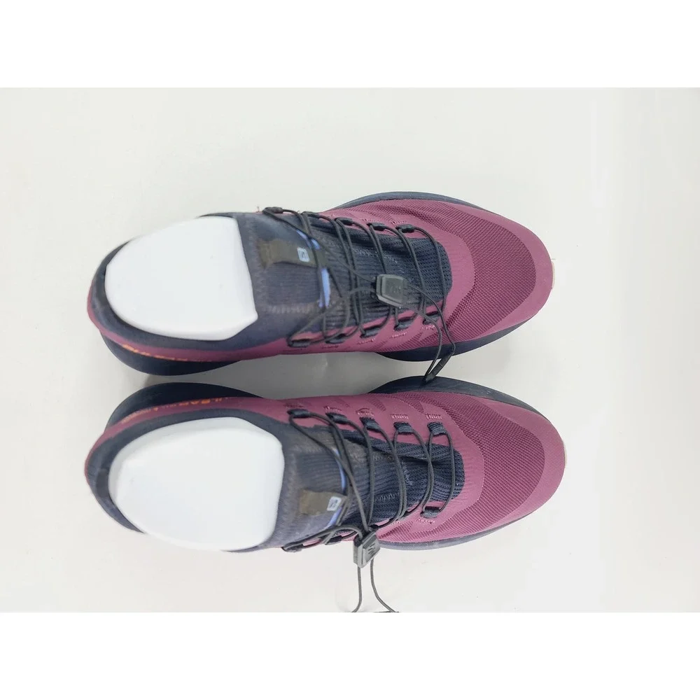 Salomon‎ Brand Running Shoes Men's, Size 8.5 Purple and Navy Color.